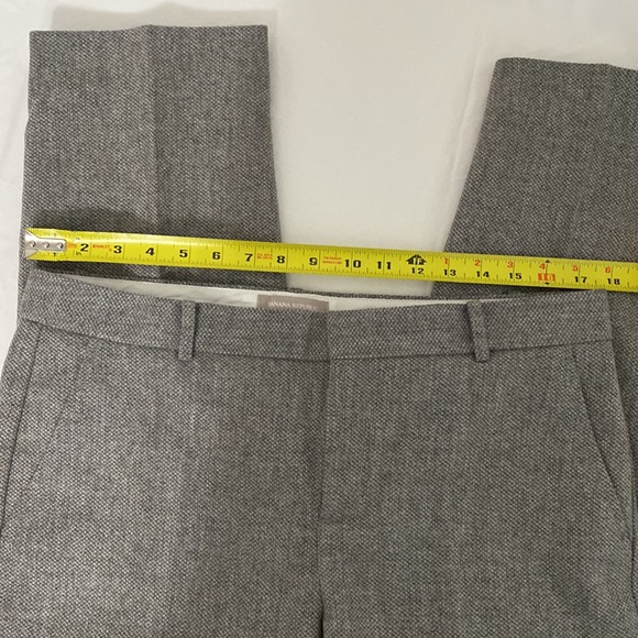 Banana Republic Wool blend Warm Lined Straight Leg trouser Soft Gray - Picture 12 of 14